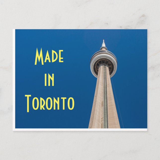 CN Tower in Toronto, Canada postcard (Front)