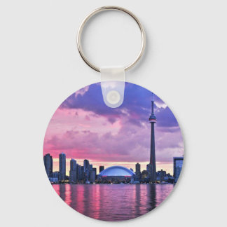 CN Tower : View from Centre Island Toronto Keychain
