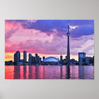 CN Tower : View from Centre Island Toronto Poster