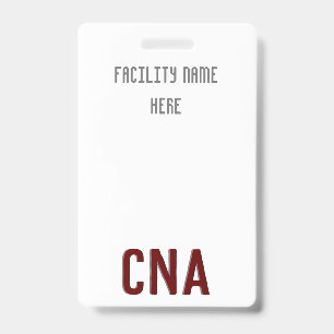 CNA Badge Hanger, Customizable