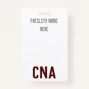 CNA Badge Hanger, Customizable