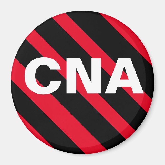 CNA Black/Red magnet (Front)