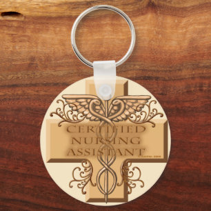 CNA Caduceus  Keychain