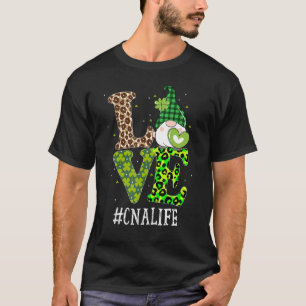 Cna Certified Nursing Assistant Love St Patricks D T-Shirt
