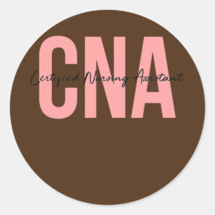 CNA Certified Nursing Assistant Medical  Classic Round Sticker