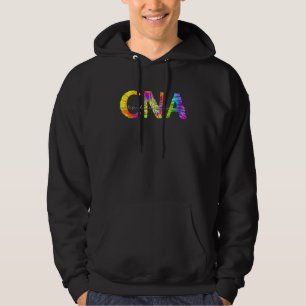 Cna Certified Nursing Assistant Rainbow Of Nurse L Hoodie