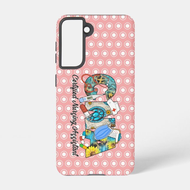 CNA Certified Nursing Assistant Samsung Galaxy S21 Case (Back)