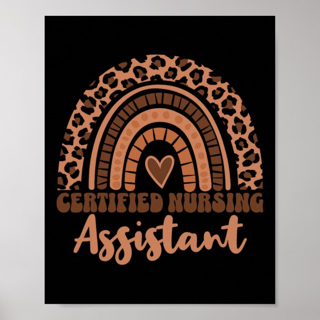Cna Certified Nursing Istant Afro Black History Mo Poster (Front)