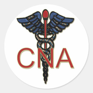 CNA CLASSIC ROUND STICKER
