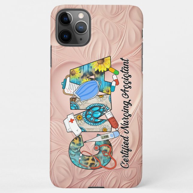 CNA Halloween Appreciation Nurse Spooky Pride iPhone Case (Back)