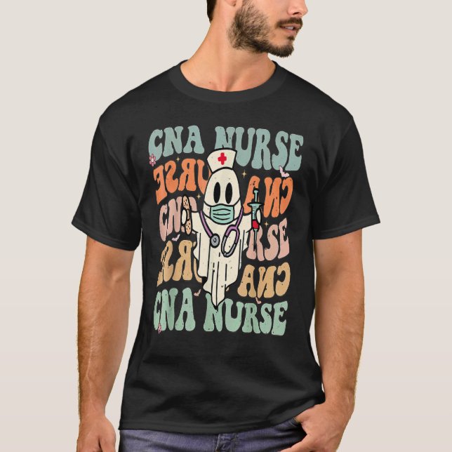 CNA It's A Work Of Heart Nurse Certified Nurses As T-Shirt (Front)