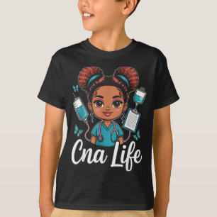 Cna life cute nursing assistant medical career art T-Shirt