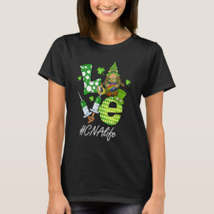 Cna Life Nurse Squad Nursing St Patrick Day Gnomes T-Shirt