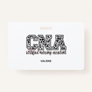 CNA Name Badge