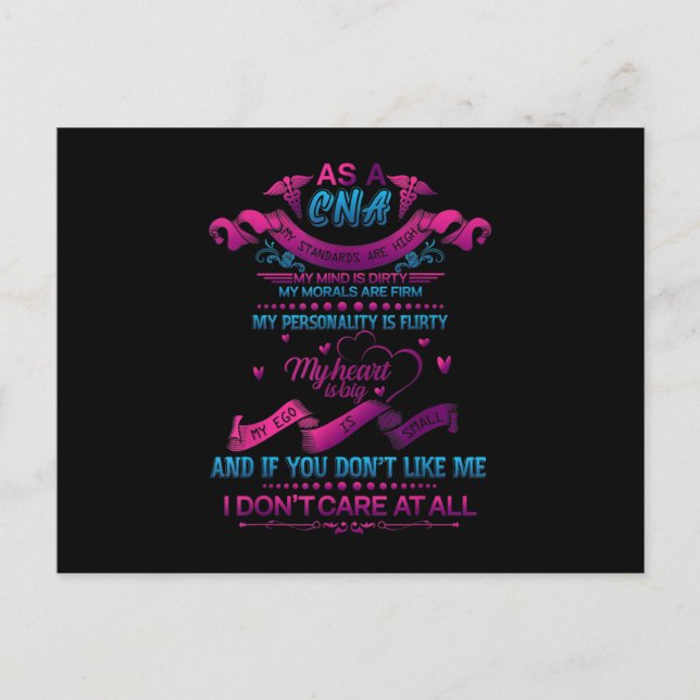 CNA Nurse Assistant Postcard (Front)