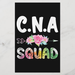 CNA Nurse Squad Certified Nursing Assistant Stationery