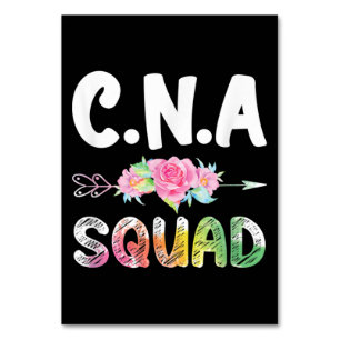 CNA Nurse Squad Certified Nursing Assistant Table Number