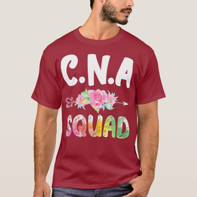 CNA Nurse Squad Shirt Certified Nursing Matching (Front)
