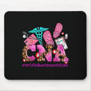 Cna Pink Ribbon Breast Cancer Awareness Warrior Su Mouse Pad