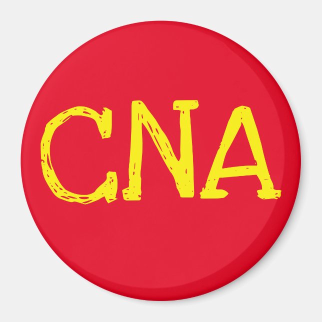 CNA red yellow Magnet (Front)