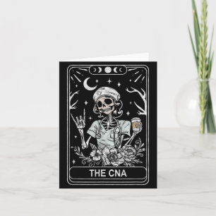 CNA Skeleton Certified Nurse istant Tarot Card