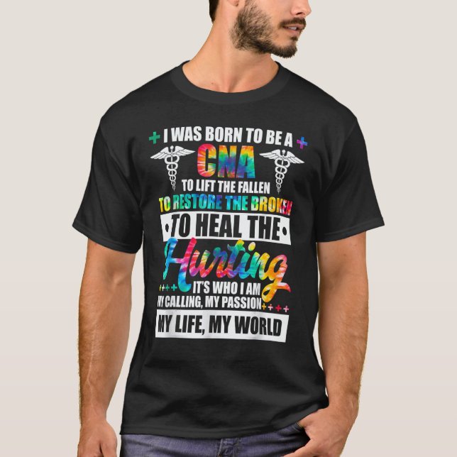 CNA Squad Appreciation Day Tie Dye For Women For W T-Shirt (Front)