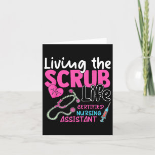 Cna Tee For Nurse Hospital Colletion Living The Sc Card