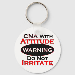 CNA With Attitude Keychain