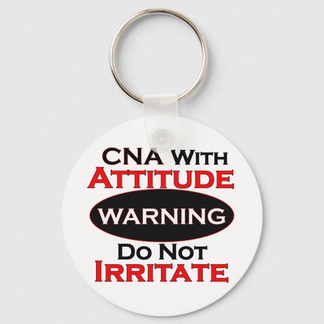 CNA With Attitude Keychain (Front)