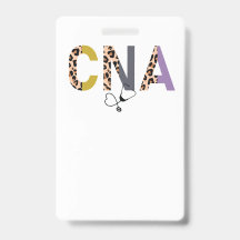 CNA work badge 