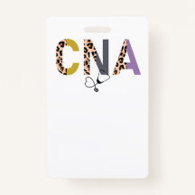 CNA work badge 