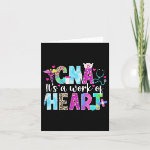 Cna Work Of Heart Certified Nursing Istant Cna Nur Card