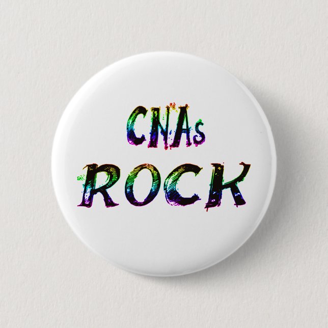 CNAs ROCK COLOR 2 Inch Round Button (Front)