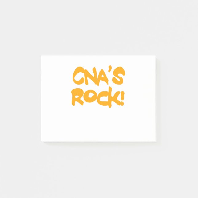 cna's rock post-it notes (Front)