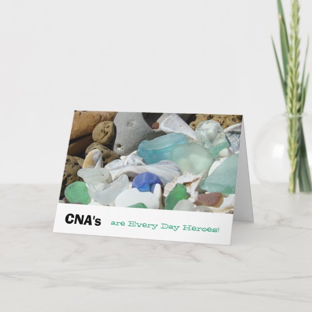 CNA's Week greeting Cards Every day heroes Thanks (Front)