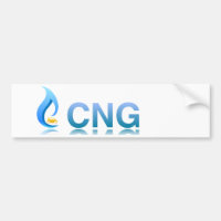 CNG Compressed Natural Gas Vehicle Sticker