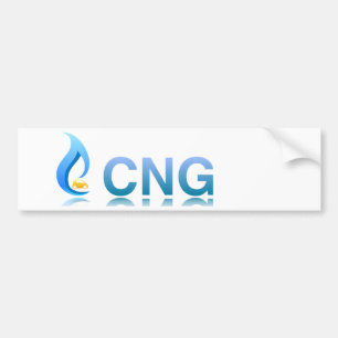 CNG Compressed Natural Gas Vehicle Sticker