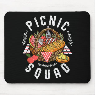 Cnic Squad Funny Family Reunion Friends Cnicking Q Mouse Pad
