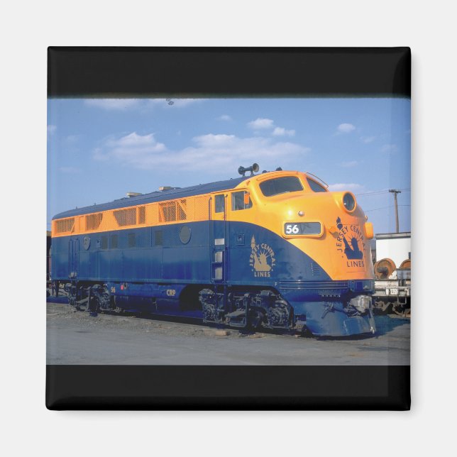 CNJ EMD F-3A #56. (train;sky_Trains Magnet (Front)