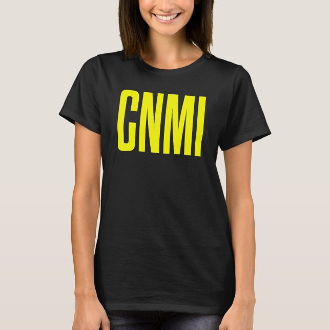Cnmi Fbi Style Design T-Shirt (Front)