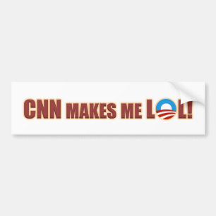 CNN makes me LOL! Bumper Sticker
