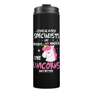 CNS Unicorn Clinical Nurse Specialists Tank Top Thermal Tumbler