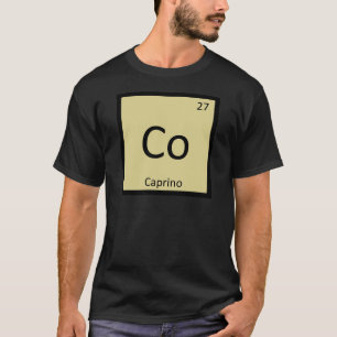Co - Caprino Cheese Chemistry Periodic Table T-Shirt