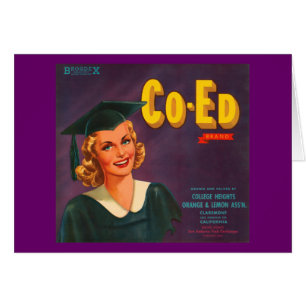 Co Ed Brand Oranges Vintage Advertisement