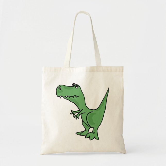 CO- Funny T-rex Tote bag (Front)