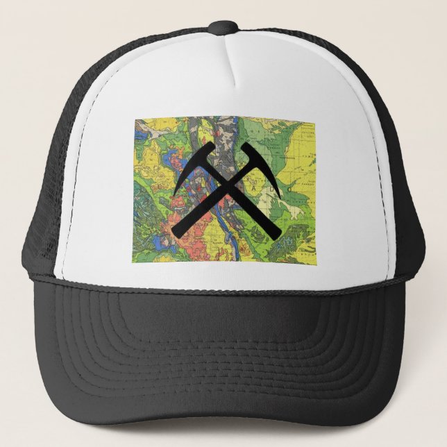 CO Geology Map Trucker Hat (Front)