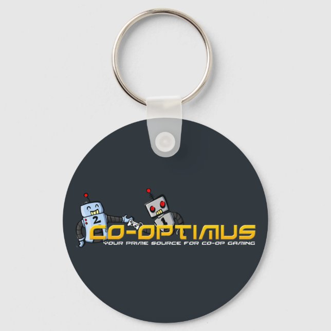 Co-Optimus Keychain (Blue) (Front)