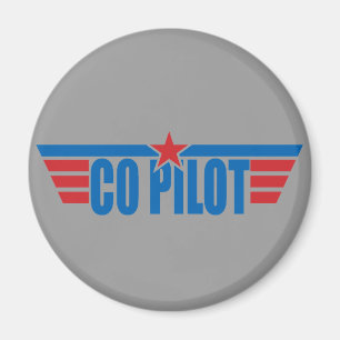 Co-Pilot Wings Badge - Aviation Magnet