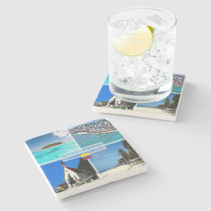 CO San Andres - Johnny Cay - San Louis - Stone Coaster