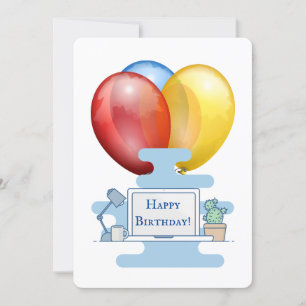 Co-Worker Happy Birthday From Friends Inside Card